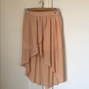 Pastel orange asymmetrical skirt 💕